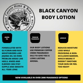 Black Canyon Banana Coconut Scented Luxury Body Lotion with Lanolin and Jojoba Oil, 8 Oz