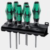 Wera 105622 Kraftform Plus Slotted/PH/PZ Screwdriver Set + Rack