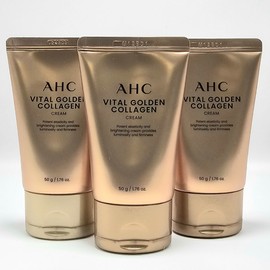 AHC Vital Golden Collagen Cream 50g x 3 Nutritious Cream Whitening Wrinkle Improvement Moist Skin / AHC 바이탈 골든 콜라겐 크림 50g x 3개 영양크림 미백주름개선 촉촉한피부