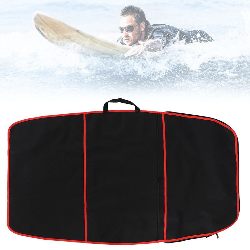 Durable Surfboard Bodyboard Cover Polyester Carry Bag Surfing Accessory(red stripe)