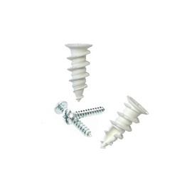 (Qty 200) #6 x 1” Wall Anchors and Screws Hollow Door Hollow Wall Anchors Self Drilling Drywall Anchors 1 Pack Screws and Anchors Kit