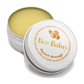 Bee Balmy | Sweet Orange Lip Balm | 100% Organic | Made with Natural Beeswax | Handmade in the UK
