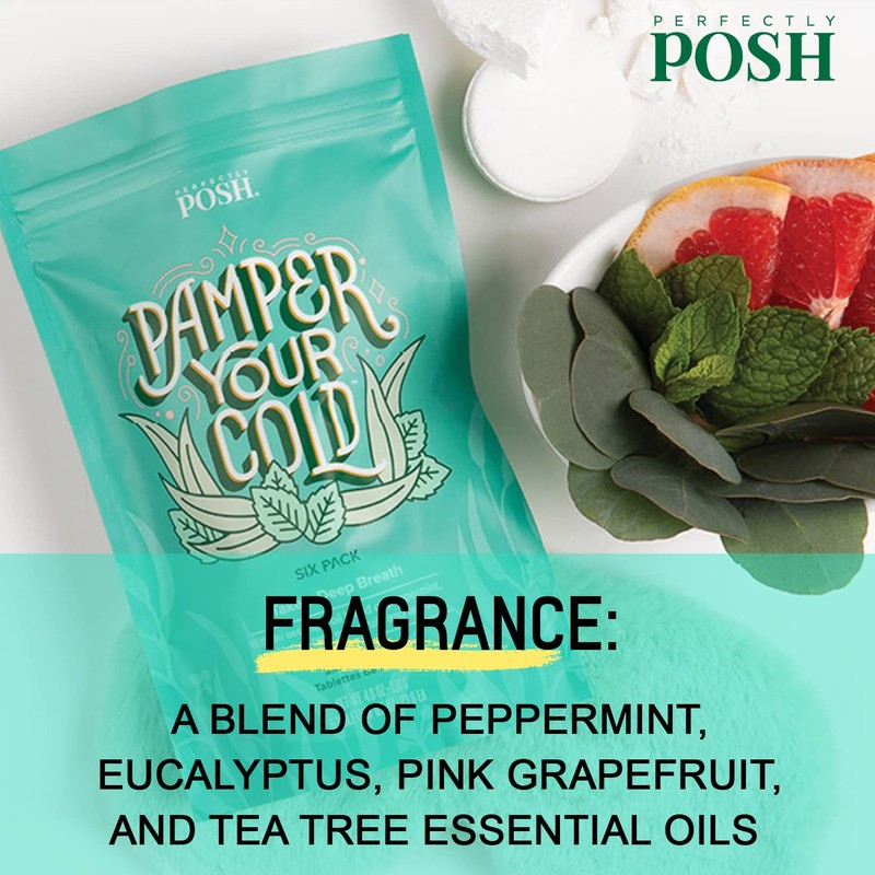 Perfectly Posh - Pamper Your Cold Shower Tablets - Essential
