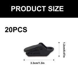 Camping Clips 20 Pcs Heavy Duty Tarp Clips Clamps Reusable Outdoor Grip Tent Clips Fastener Awning Clamps for Camping,Canopy,Carports,Shade Cloth,Garden Y5HWZPJ