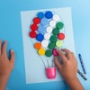 sourcing map 100pcs Plastic Bottle Caps, 30mm Bottle Screw Lid