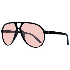 mosanana Retro Aviator Oversized Sunglasses for Women Men Big 70s Vintage Trendy Large 2025 Cool Cute Fashion Black Frame Pink Lens MS52482