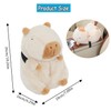 Yharnamite Car Tissue Holder, Capybara Plush Car Tissue Paper Holder,