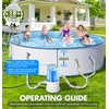 KimFilter Glowing 1000 GPH Above Ground Pool Filter Pump with