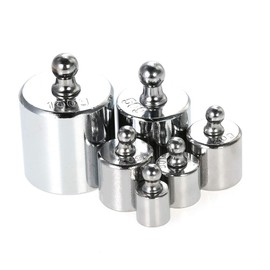 6pcs Weight 5g 10g 2x20g 50g 100g Grams Precision Calibration Weights Kit Set Total 200g with Tweezer for Balance Scale