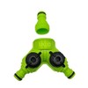 UKDD® Dual Tap Connector Comfort Grip Shut-Off Valves Hose Splutter