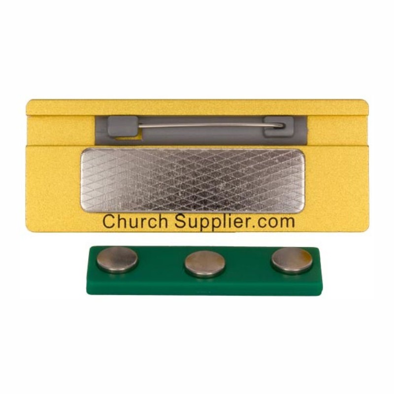 Hostess Name Badges Magnetic, Personalizeable, Church or Organization. Set -4