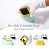 metui 2 PCS MINI Portable Pocket Pouch For Makeup, Small