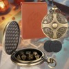 Mini DND Dice Set Bronze Steampunk Gear Pocket Watch Case