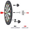1 Sets Mounting Bracket Kit Screws Darts Boards for Wall