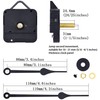 Long Shaft Clock Movement, 4/5 Inch Maximum Dial Thickness, 1-1/5