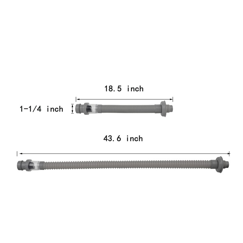 Leirsdam 1-1/4" Expandable Flexible Universal Drain, Odor Resistant Universal Washbasin