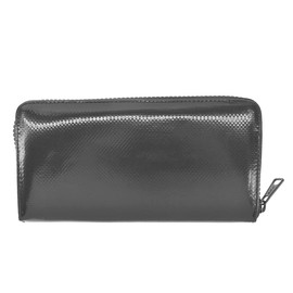 Diesel GARNET X08995 GARNET T8013 P4635 Men's Round Long Wallet, T8013 (Black)