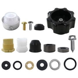 Zafina-UP 630-8500 New Wall Hydrant Complete Service Kit Fit for Prier Outdoor Faucet Repair Kit 500 400 Series Vacuum Breaker and Handle Replacement Part Outside Faucet Wall Hydrants Accessories