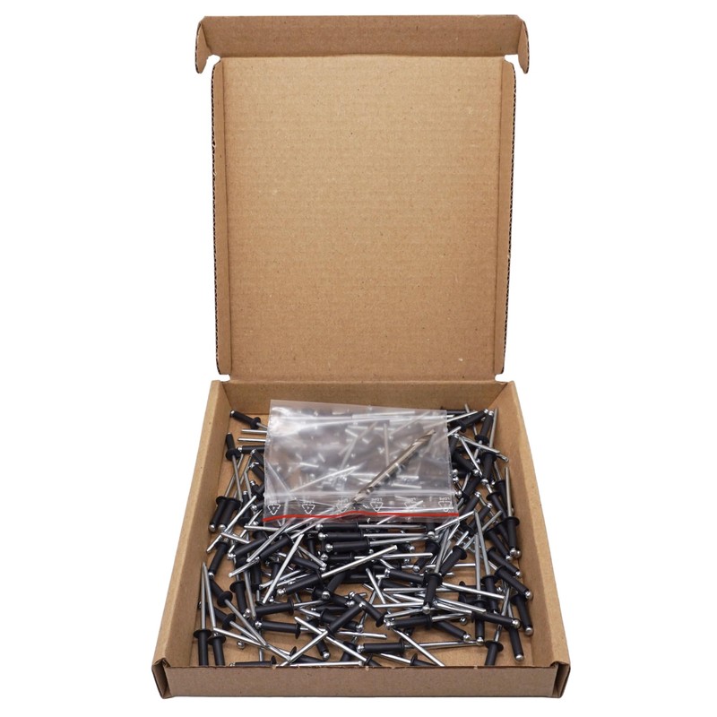SKIR'CO Pack of 150 Painted Blind Rivets 3.2 x 12