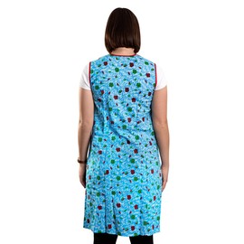 Women's Coat Apron House Dress Sleeveless Cotton Multi-Coloured, Design 3, 4XL