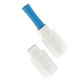 DOITOOL Película Estirable Transparente 002 MM X 10 CM X 150 M con Mango Plástico Ergonómico para Embalaje Manual Envoltura Elástica para Mudanzas Embalaje Industrial y Organización