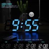 KOSUMOSU Multi-Color Digital Clock, 7 Color LED Clock, Adjustable Brightness,