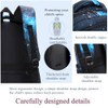EKUIZAI Lattice Starry Geometric Print Backpack Elementary School Daypack Middle