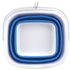 SAMMART 10L (2.6 gallon) Collapsible Rectangular Handy Basket/Bucket (1, Blue)