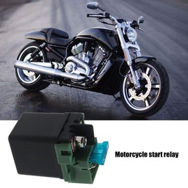EMSea 12V Motorcycle Starter Solenoid Relay With Fuse Installed Replacement For Motorbike ZX900 VN800 VN1500 CBR600RR 2011-2014