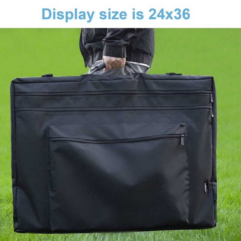 JJRING 24x36 Art Portfolio Tote Bag - Large Carrying Storage