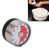 Visual Timer Multifunctional Retro Round Mechanical Visual Timer for Kitchen