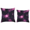 Cosmic Swirl Galaxy Supernova Throw Pillow