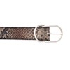 Vanzetti Women's Leather Belt with Snake Print 30 mm Leather
