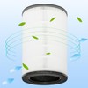 WOCASE AP-T45 Filter Replacement,True HEPA Filter Compatible with Homedics Total