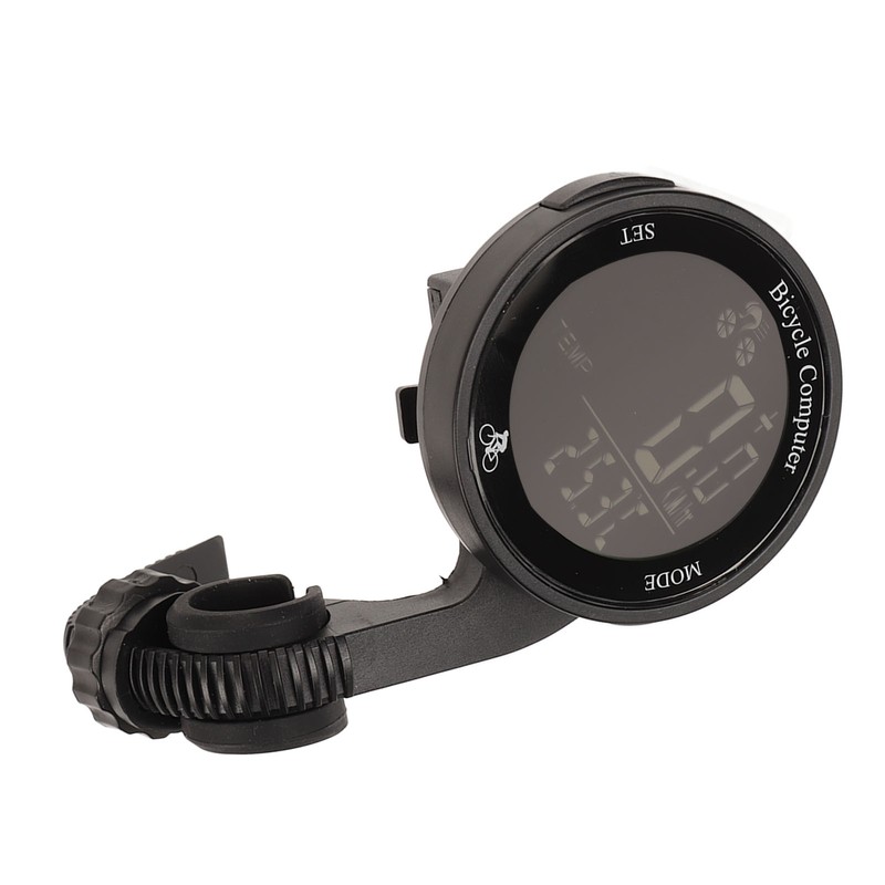 Bike Computer Speedometer Thermometer Clock Large Screen Clear Handwriting Waterproof