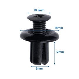 OAUTOO 20PCS Bumper Fender Grille Interior & Exterior Trim Clip for Kia 0G032-50037-A 0G03250037A Amanti, Optima, Rio, Sedona, Sephia, Soul, Sorento, Spectra & Sportage