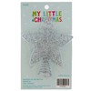 Silver Glitter Wire Star Mini Tree Topper - 5 Inch