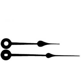 AnB Collectibles 8" Spade Quartz Battery Clock Hands Black