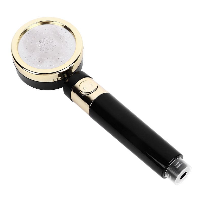 Handheld Shower Head with Water Stop Button 3 Levels Adjustable