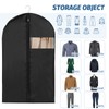 Ruiunchu 7 Pcs Suit Bag Cover Carriers Hanging Clothes Men