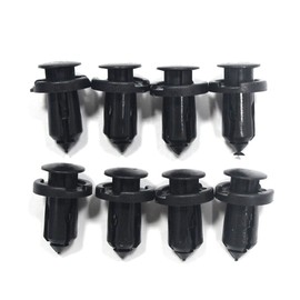 Tuqiang Push Bumper Fender Door Trim Clips Brackets Fastener Rivet Clips (Pack of 30) Black