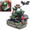 Lemoeyes Indoor Desktop Fountain Waterfall Decor, Atomizing Desktop Humidifier with