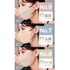 Sokaiteki deCOGAO No. 9 Non-Woven Mask, Contoured, 3 Layers, Long