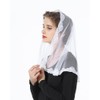 BEAUTELICATE Lace Mantilla Scarf Veil Tulle Stole Black White For