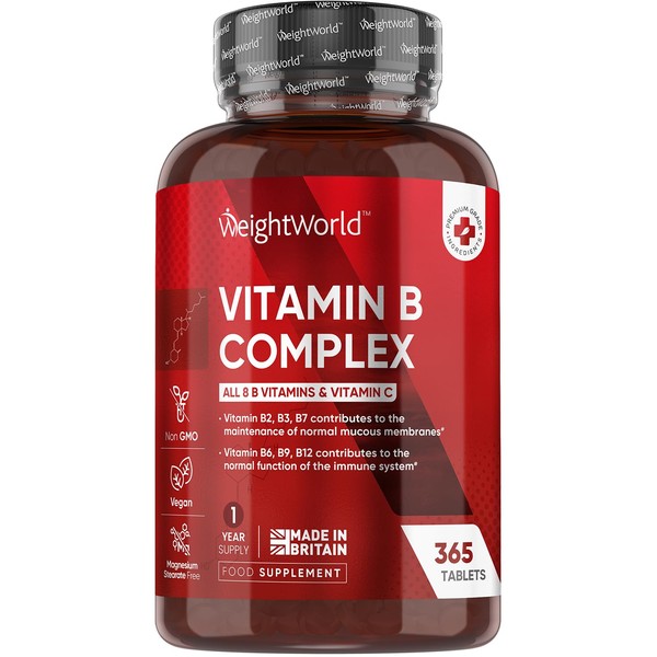 WeightWorld WeightWorld Vitamin B Complex | 365 Vegan Tablets (1