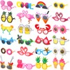 Flutesan 24 Pairs Luau Party Sunglasses Funny Hawaiian Tropical Glasses