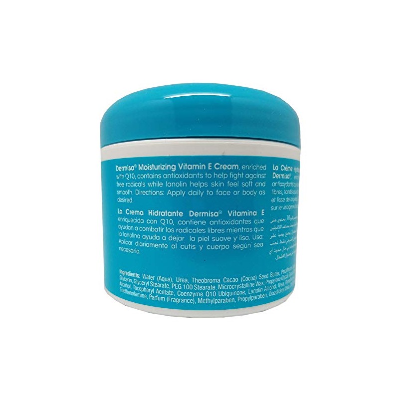 DERMISA CREMA HIDRATANTE CON VITAMINA E 114GR 2 PIEZAS