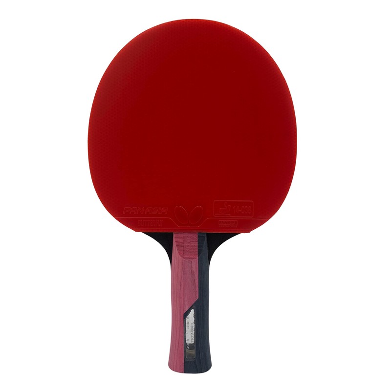 Butterfly Timo Boll Ruby Table Tennis Bat, ITTF Certified Pan