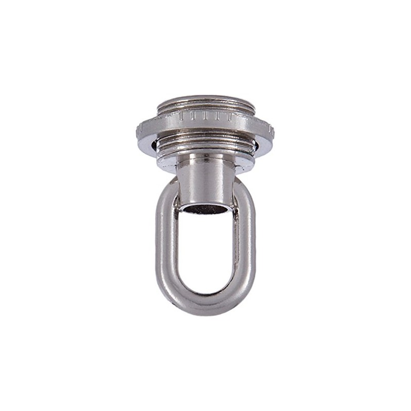 B&P Lamp® Satin Nickel Die Cast Screw Collar Loop