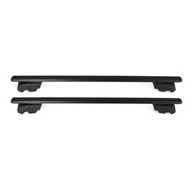OMAC Lockable Roof Rack Cross Bars Carrier for Lincoln Aviator 2020-2025 Black Anti-Theft for Travel Kayak Canoe Surf Ski Snowboard Camping